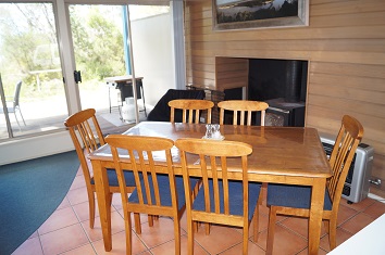 Lodge Dargo Dining at Waterfront Retreat at Wattle Point, Gippsland Lakes Accommodation