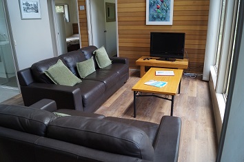 Lodge Tanjil Lounge at Waterfront Retreat at Wattle Point, Gippsland Lakes Accommodation