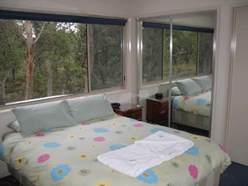 Lodge Apollo Upstairs Bedroom at Waterfront Retreat at Wattle Point, Gippsland Lakes Accommodation